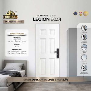 Pintu Baja Fortress Tipe LEGION 80.01 Putih
