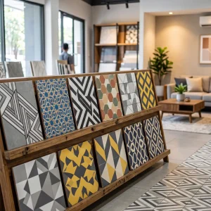 Keramik Motif Geometris untuk Tampilan yang Lebih Berkarakter