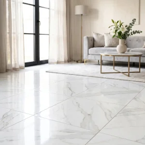 Keramik Motif Marmer Putih untuk Kesan Elegan dan Mewah