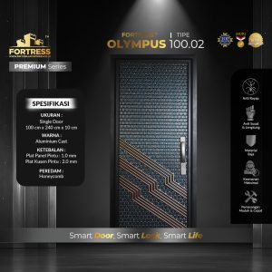 Pintu Fortress tipe PRIME 100.02 bahan baja